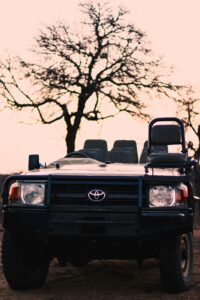 Topless Toyota Land Cruiser