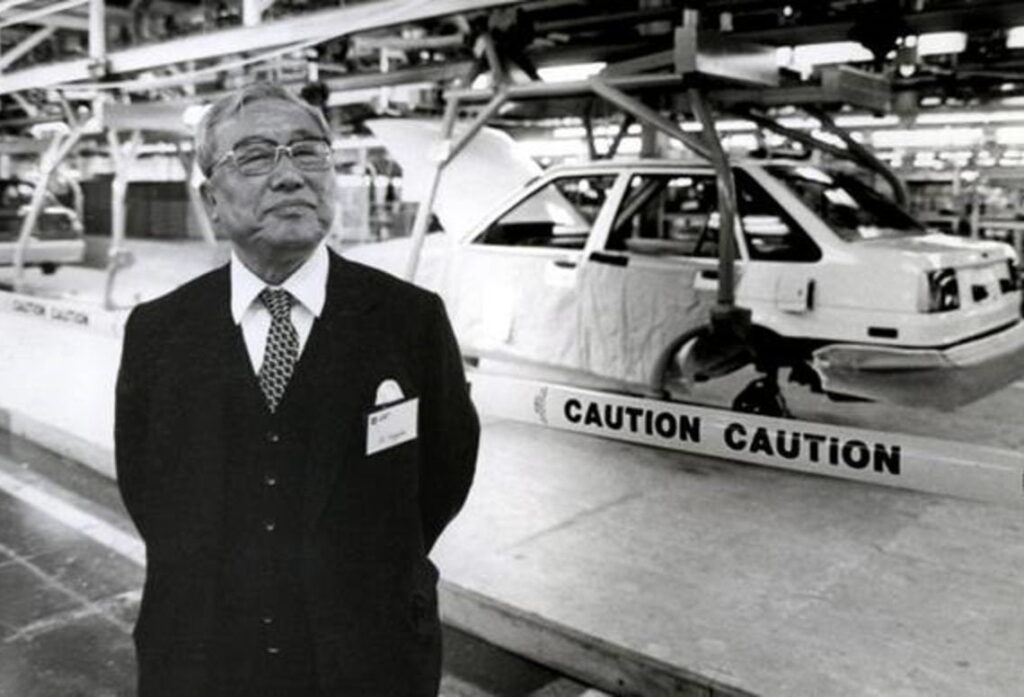 Toyoda by early Toyota manufacturing line