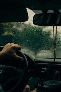 Hyundai Accent in Costa Rica rainy season